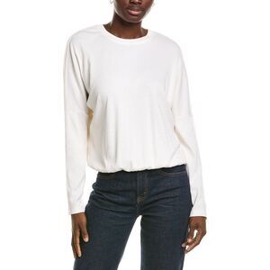 Michael Stars Womens  Kaley Crewneck T-Shirt, White